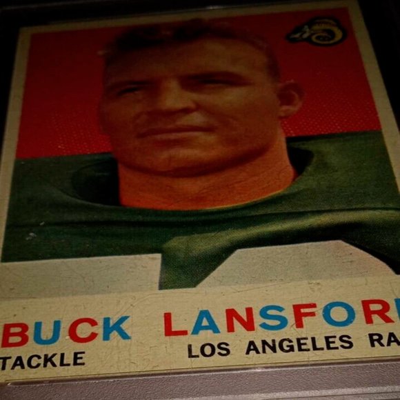 1959 Topps Buck Lansford #151 LA RAMS Professionally Graded (PSA) EX-MINT of 6.5 - Picture 4 of 8